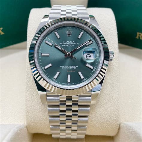 rolex datejust gold and green|rolex datejust price chart.